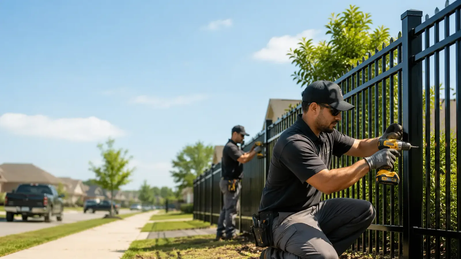 Metal Fence Installation in Midfield, TX